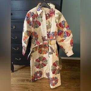 RARE NWT LUDWIG Quilted COAT - SÉZANE X SEA NY Woodstock Patchwork US 4